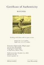 Load image into Gallery viewer, "Watcher" Etching