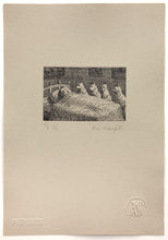 Load image into Gallery viewer, "Siesta" Etching - Artist's Proof
